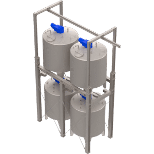 Zbiorniki magazynowe piętrowane